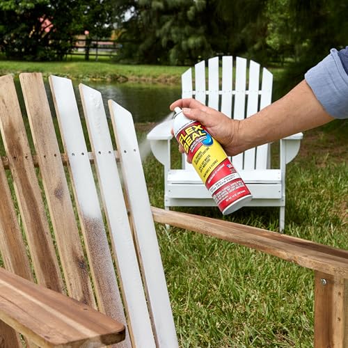 Flex Seal, 14 oz, White, Stop Leaks Instantly, Waterproof Rubber Spray On Sealant Coating, Perfect for Gutters, Wood, RV, Campers, Roof Repair
