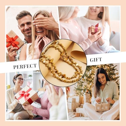 SHOP LC DELIVERING JOY Shell Chips Glass Beaded Necklace for Women Jewelry for Women Size 47" Birthday Gifts