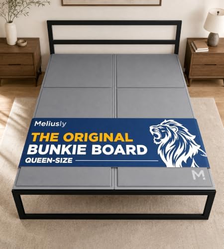 Original Bunkie Board Full Size (54x75) - Under Bed Support | Non-Slip Breathable Bed Support Board for Slatted Bed Frame, Anti-Sag, Noise Minimizing Moisture Resistant Bed Board