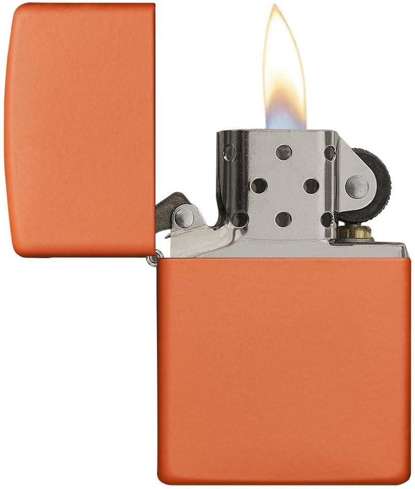 Zippo Lighter – Personalized Custom Message Engraved Windproof Classic Pocket Lighter Black Matte
