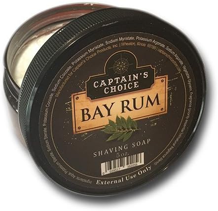 Captain's Choice BAY RUM Shaving Soap - 5 oz.