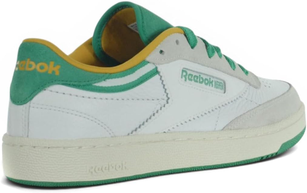 Reebok Club C 85 Mens Tennis Shoes, Casual Fashion White Sneakers for Men