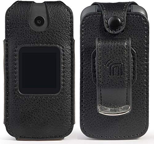 Nakedcellphone Fitted Series for Alcatel Smartflip Phone Case - Black