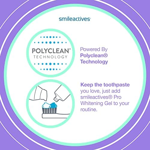 Smileactives Teeth Whitening Kit with Gel & Pen, Hydrogen Peroxide, 30-Day