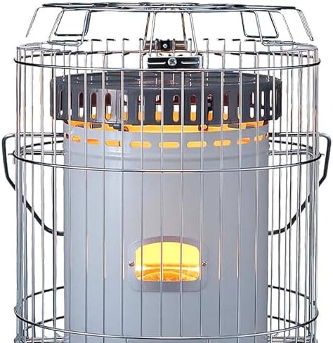 Comfort Glow Indoor Kerosene Convection Heater, 23, 800 BTUs, Grey - KW-24J | Heater for Winter Emergencies, 360 Degree Heating Radius, Heats up to 1