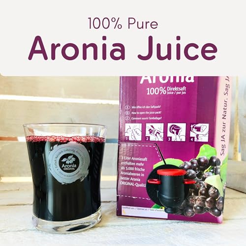 Aronia Original Organic Aronia Juice, Not From Concentrate, 23.7 fl oz