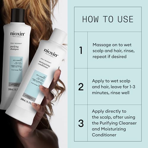 Nioxin Scalp Recovery Anti-Dandruff System Kit | For Itchy & Flaky Scalp