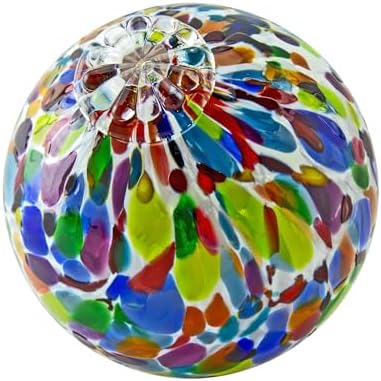 Totally Blown Glassworks Pond Float. Handmade Blown Glass, Garden Gazing Ball, Table Centerpiece