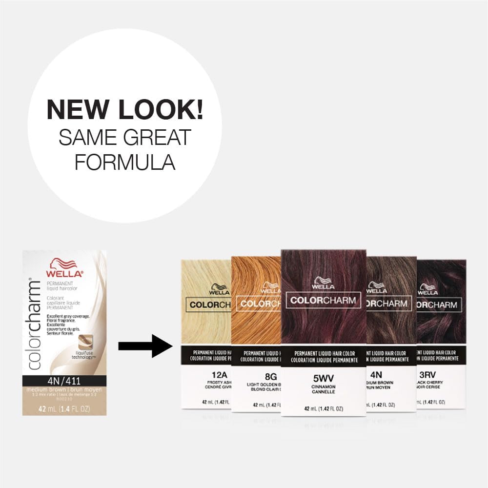 WELLA Color Charm Permanent Liquid Hair Color for Gray Coverage, Natural Blonde