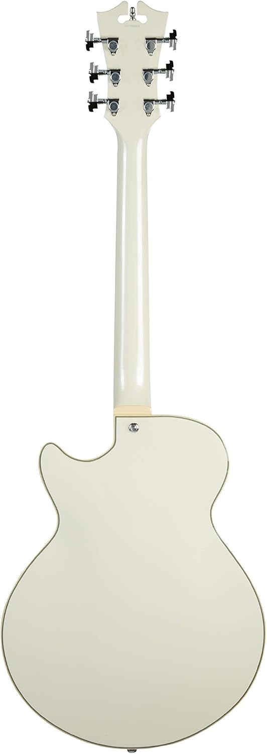 D'Angelico DAPSSCMPCSCB Premier SS Semi-Hollow Electric Guitar w/Stopbar Tailpiece & Gig Bag - Champagne