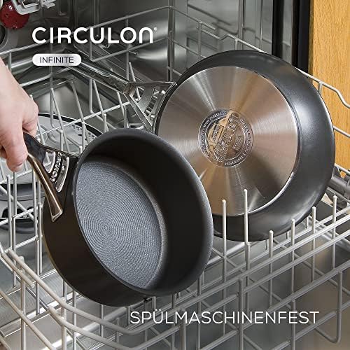 Circulon Infinite Wok Non Stick 36cm - Large Induction Wok with Stainless Steel Lid, Base & Handles, Premium Dishwasher Safe