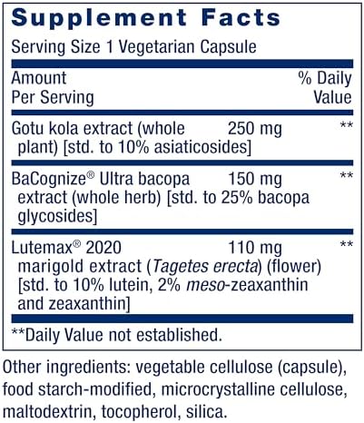 Life Extension Quick Brain Nootropic, Fast Thinking and Focus, 30 Capsules