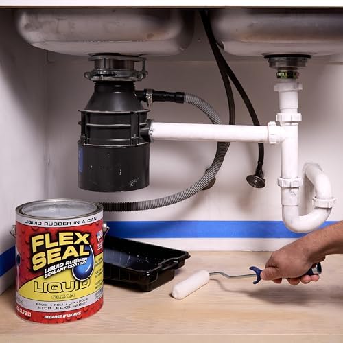 Flex Seal Liquid, Rubber Coating Sealant, Waterproof, Flexible, Breathable, and UV Resistant, Roof Repair, Basements, RV, Campers, Trailers, Marine