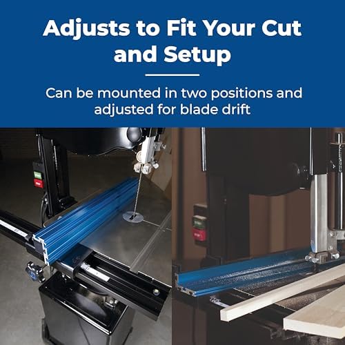 Kreg KMS7200 Precision Band Saw Fence - Workbench Accessory - Workbench Rail - Fits Most Band Saws