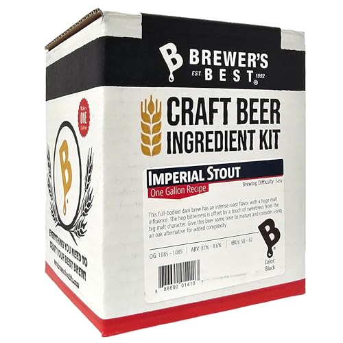 Brewer's Best One Gallon Home Brew Beer Ingredient Kit (Imperial Stout)