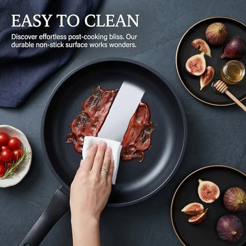 Nonstick Frying Pan Skillet,8 Inch Frying Pan Skillet,Egg pans,Omelette Pan,PFOA Free,Kitchen Pots Induction Pot