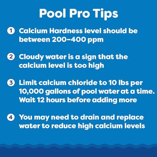 In The Swim Calcium Hardness Increaser for Swimming Pools - 25 Pounds | Fast-Acting, Scale Prevention - 94% Calcium Chloride
