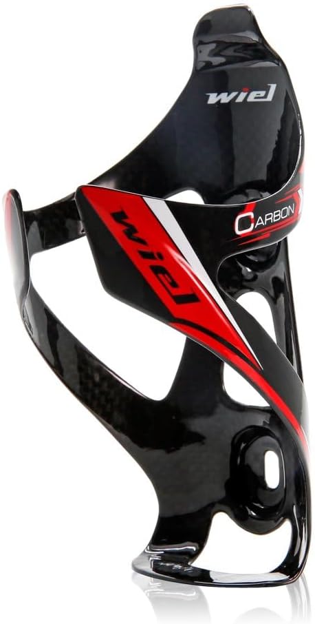 Wiel Full Carbon Fiber Bicycle Bike Light Drink Water Bottle Cage Holder