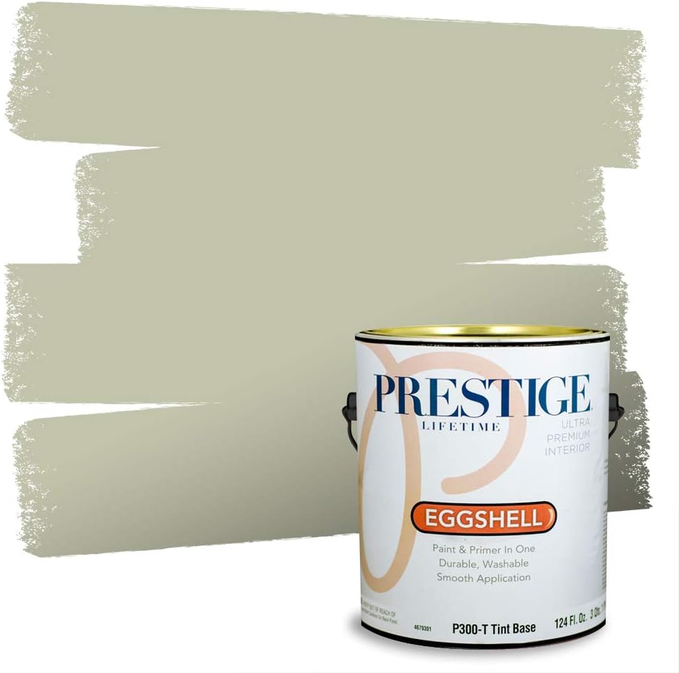 PRESTIGE Interior Paint and Primer in One, Garden Sage, Eggshell, 1 Gallon
