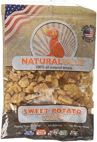 Loving Pets Natural Value Sweet Potato Krisp Dog Treat 2.5 ounces