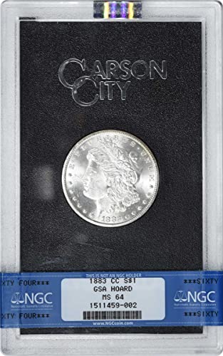 1883 CC Morgan GSA Holder Dollar NGC MS64