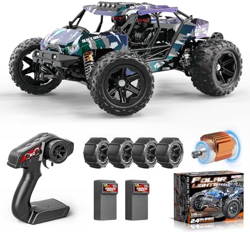 RC Cars for Adults & Boys, 1:14 Desert 4WD Off-Road RC Truck High Speed 40 km/h