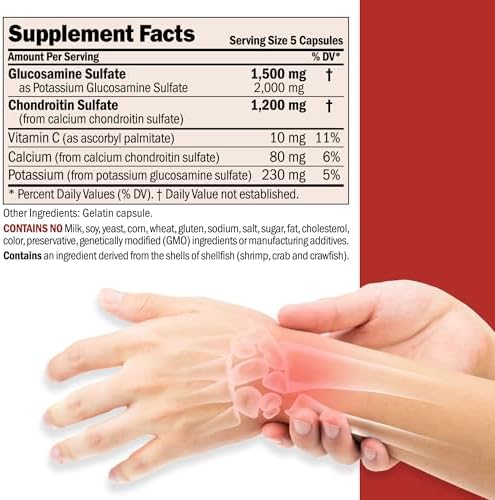 ANDREW LESSMAN Glucosamine 1500 Chondroitin 1200-75 Capsules