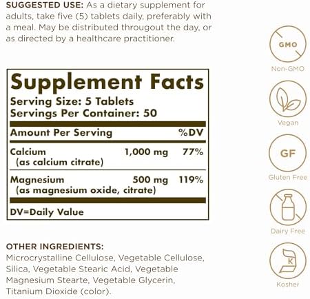 Solgar Calcium Magnesium Citrate
