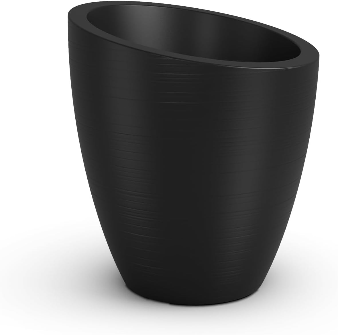 Mayne Modesto 20in Round Modern Planter, Neptune Blue | All season, Indoor/Outdoor, Double-wall design, Fade resistant, 15-year warranty
