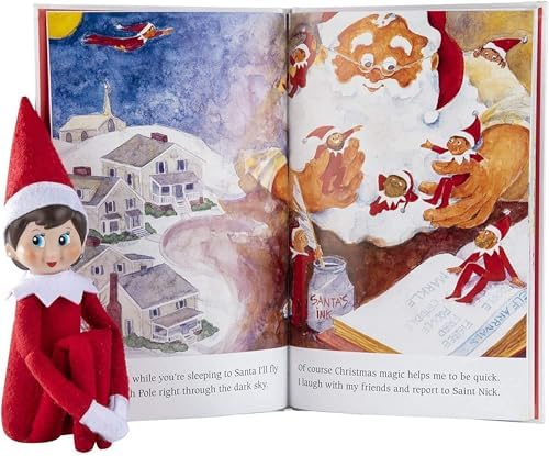 The Elf on the Shelf Christmas Tradition Box Set Girl Scout Elf (Blue Eyed)