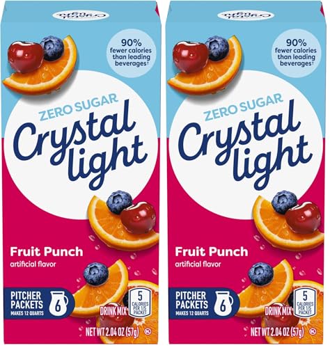 Crystal Light Powdered Drink Mix, 72 Pitcher Pkts, Fruit Punch