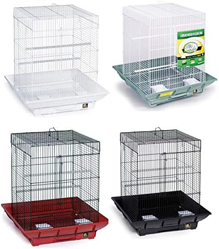Prevue Hendryx SP850B/B Clean Life Cockatiel Cage, Black, 1/2"