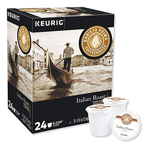 Barista Prima Coffeehouse Medium Dark Roast Extra Bold K-Cup for Keurig Brewers, Colombia Coffee 24 count (Pack of 4) (Packaging May Vary)