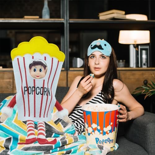 LovelfStory Christmas Sweet Popcorn Elf Doll Accessories Clothes