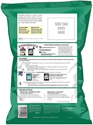 Jonathan Green (11460) Contractor's Grass Seed - Cool Season Lawn Seed (50 lb)