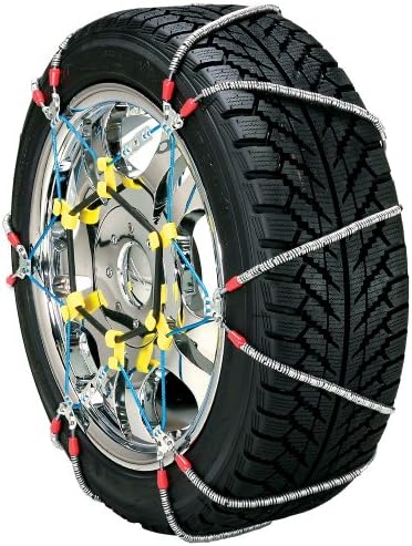 SCC SZ143 Super Z6 Cable Tire Chain for Passenger Cars, Pickups, and SUVs - Set of 2