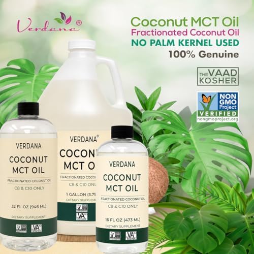 Verdana Food Grade MCT Oil 16 oz – For Keto Coffee