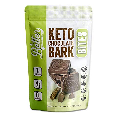 Better Than Good Chocolate Bark Bites, Sugar Free Candy Snack, 2-Pack