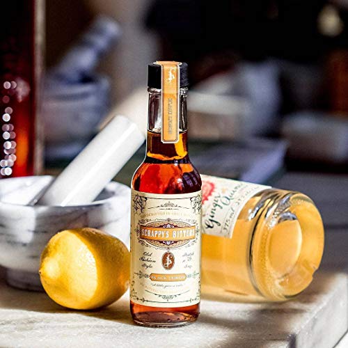 Scrappy's Bitters - Black Lemon, 5 Oz - Organic Ingredients, Finest Herbs & Zests, No Extracts, Artificial Flavors