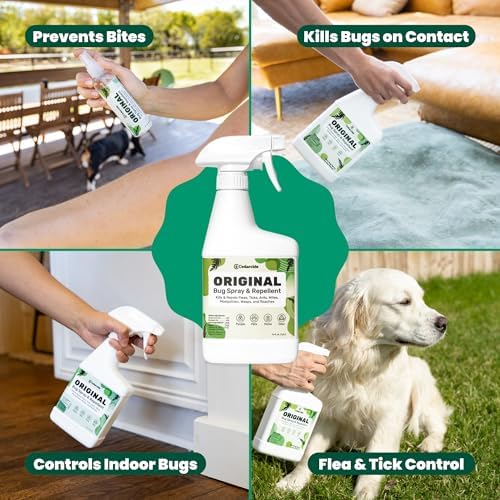 Cedarcide Original Bug Spray | Repel & Kill Fleas, Ticks, Mosquitoes, Mites, Ants & Chiggers | for use on People