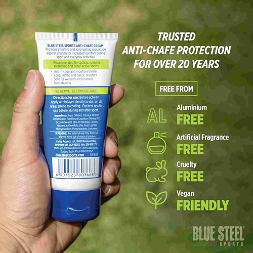 Anti Chafe Cream 100ml – Long-Lasting Protection for Running, Cycling & Sports | Sweat & Water Resistant | Non-Greasy