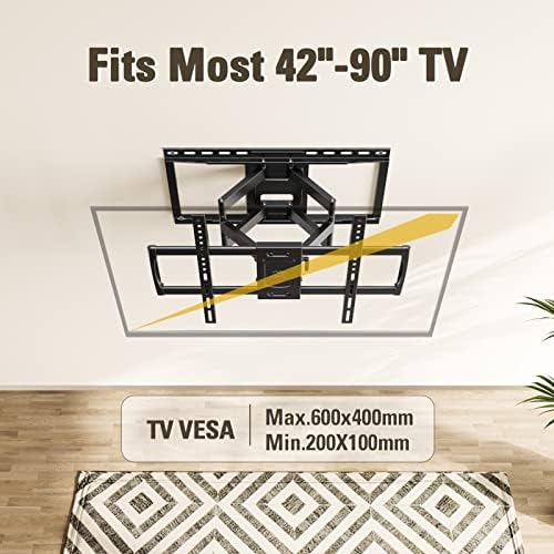 Mounting Dream Long Arm TV Wall Mount Full Motion TV Mount for 42-94" TVs