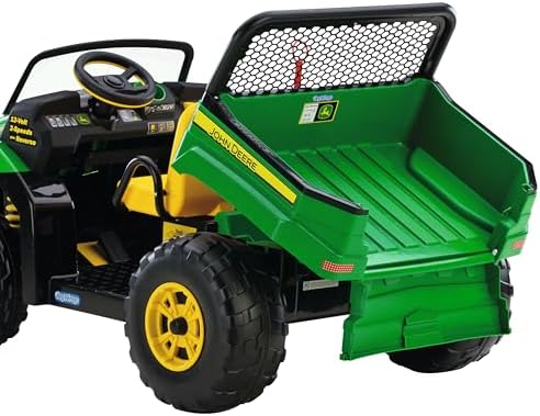 Peg Perego John Deere Gator XUV Extra-Large 12 Volt Ride-on, Durable Design for Kids 3-8, Green