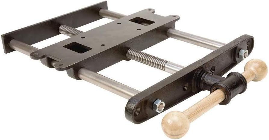 Rockler Quick Release Woodworking Vise Clamps for Woodworking (12”) – Heavy-Duty Bench Vise Woodworking – Quick Wood Vise for Workbench –