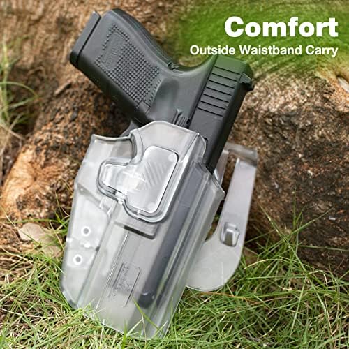 Taurus G2C Holster, Taurus G3C Holster, 9mm/.40 Cal OWB, Level II Paddle