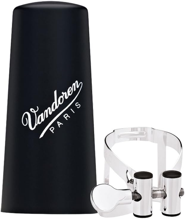 Vandoren LC53BP M/O Ligature and Plastic Cap for Alto Clarinet; Black Finish