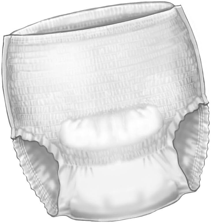 Cardinal Health™ Protective Underwear, Sure Care™ Plus, Heavy Absorbency, Large, Pull-On Adult Disposable Underwear with Tear-Away Seams