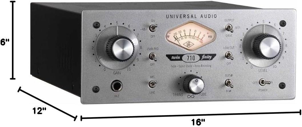 Universal Audio 710 Twin-Finity Microphone Preamp