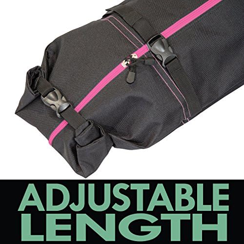 Athletico Ski Bag and Ski Boot Bag Combo - Ski Bags for Air Travel - Unpadded Snow Ski Bags Fit Skis Up to 200cm - For Men, Women, Adults, and Children