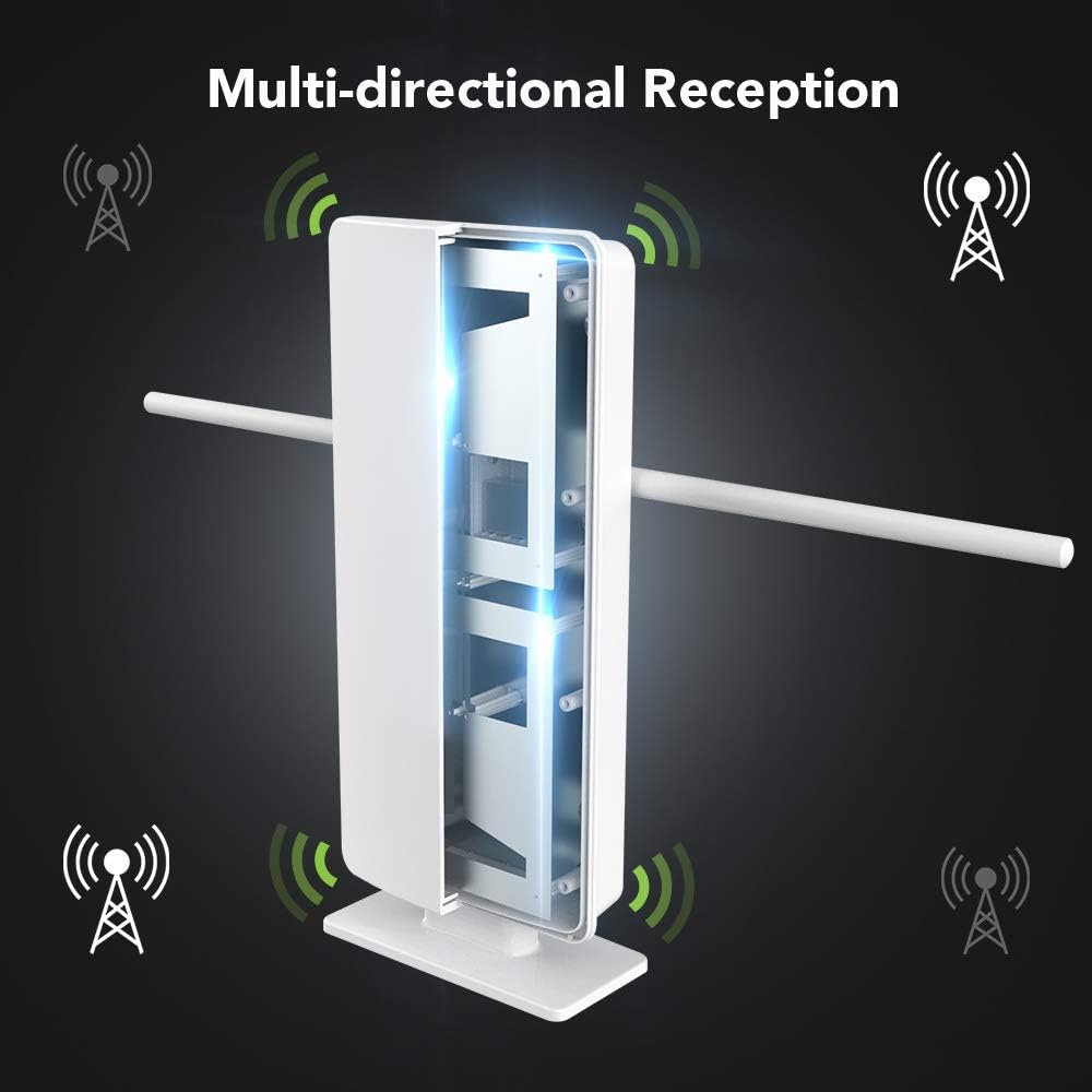 ANTOP Antenna HD Smart Panel AT-800SBS HDTV＆FM Amplified Antenna